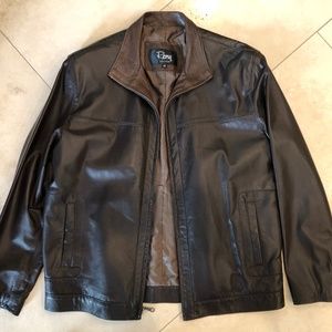 Remy Leather Jacket - Medium Brown